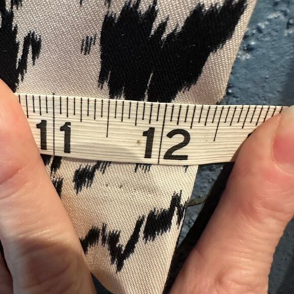 NWT Old Navy Size Large Animal Print Trouser Pants Palazzo Pants Black White - Picture 5 of 10